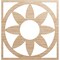 Ekena Millwork Blume Wood Fretwork Pierced Ceiling Medallion, Alder, 20"OD x 7"ID x 1/4"T CMWP20X20X0250BLAL - alternate 1